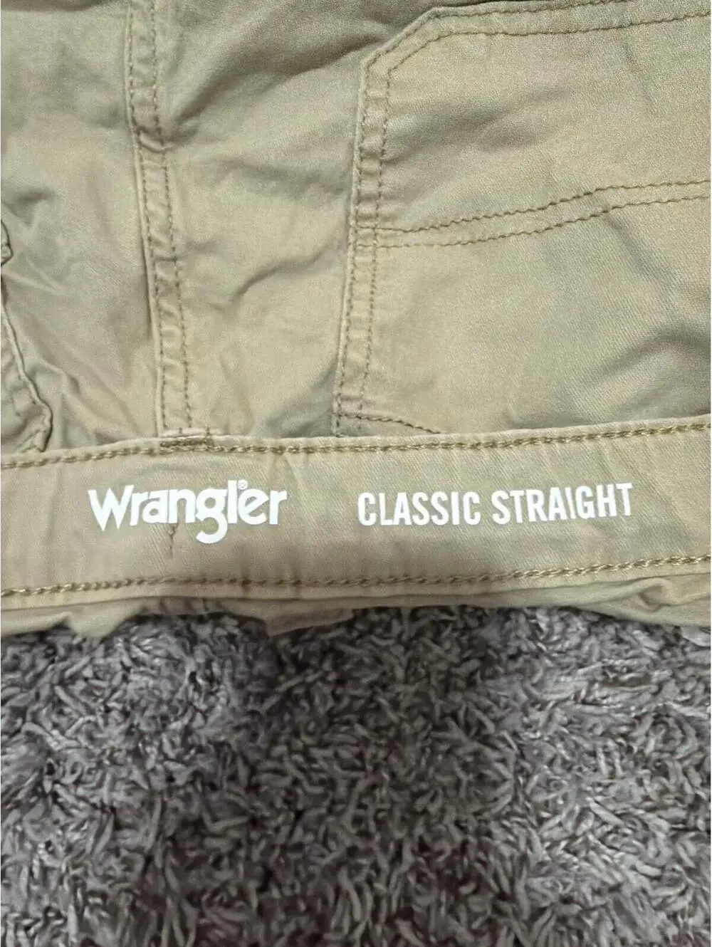 Wrangler Boys Classic Straight Cargo Shorts Size 16 Husky